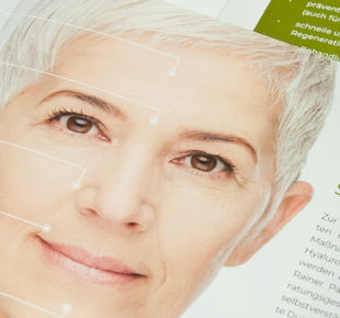 Imagebroschüre und Geschäftsausstattung für den Kunden Medical Beauty Moers