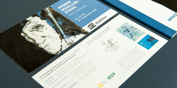 Postkarte zur Austellung von Armin Mueller-Stahl im Peschkenhaus Moers